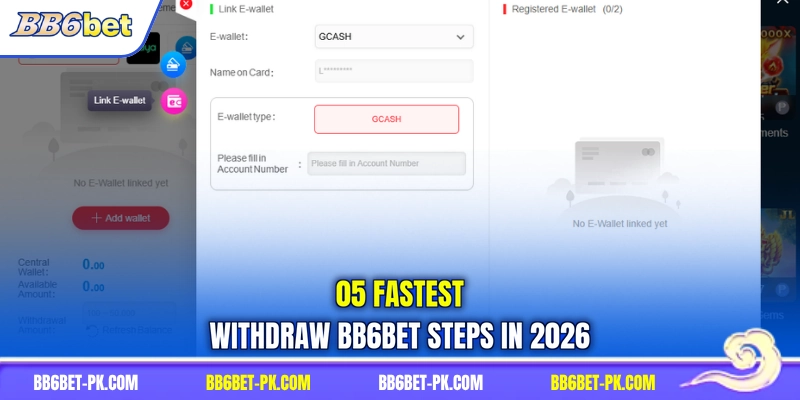 05 fastest withdraw BB6bet steps in 2026