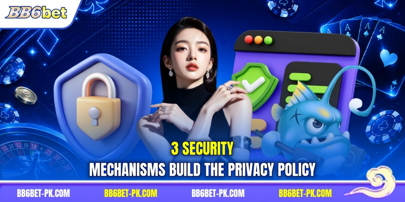 3 security mechanisms build the privacy policy