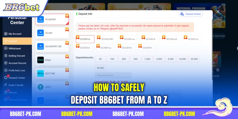 How to safely deposit BB6bet from A to Z