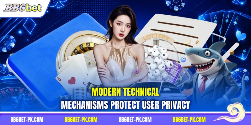 Modern technical mechanisms protect user privacy