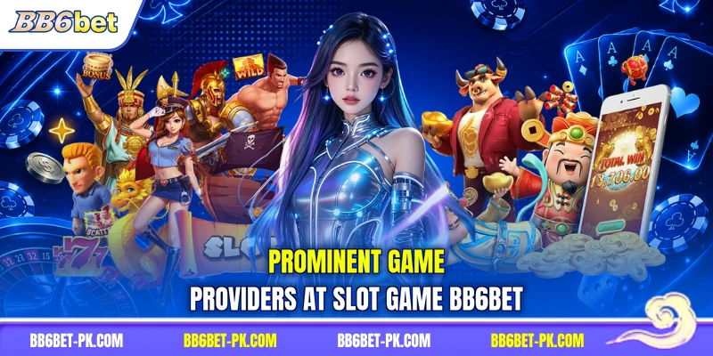 Prominent game providers at slot game BB6bet